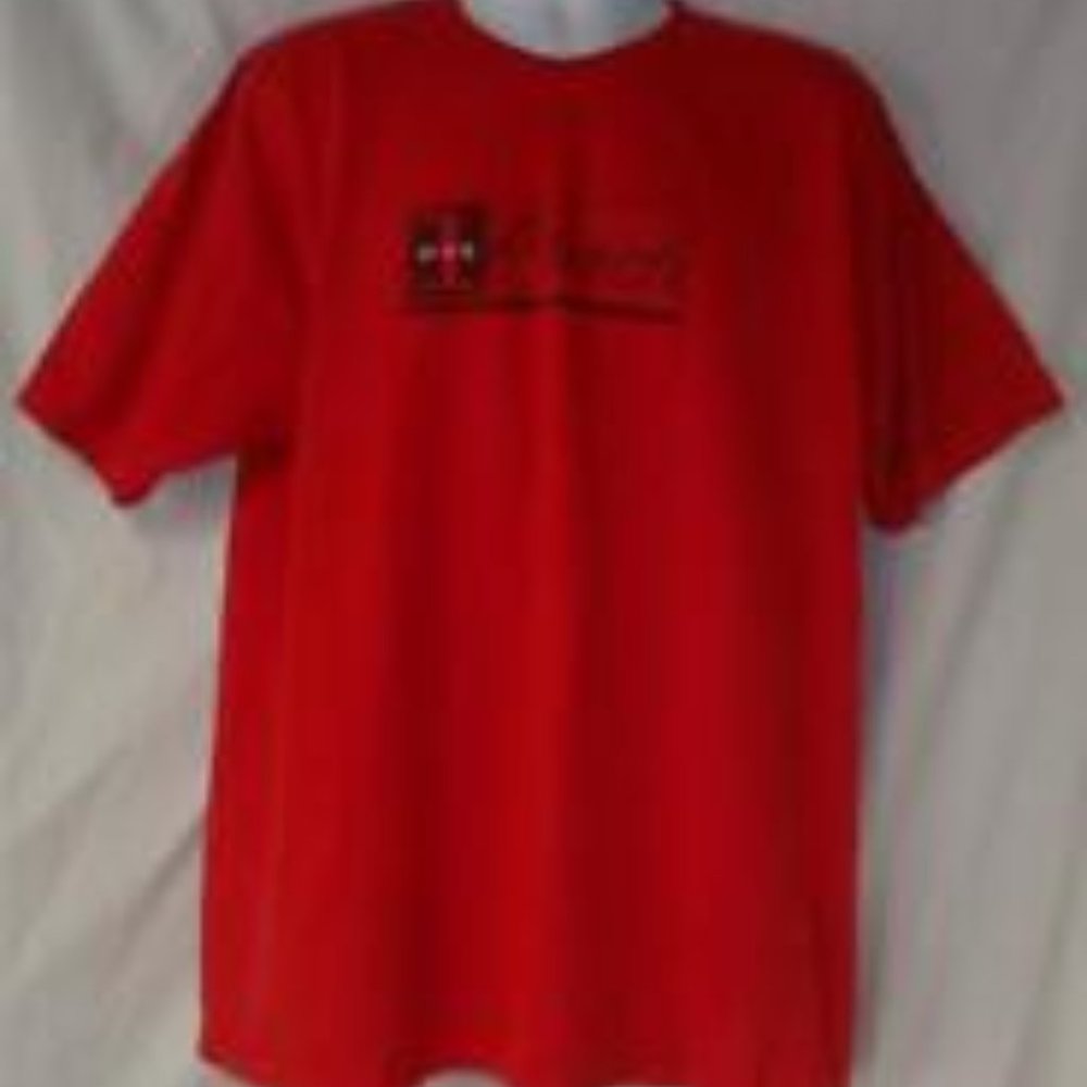 Men's Red Budweiser T Shirt Size XL
